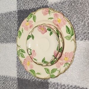 Franciscan desert rose plates